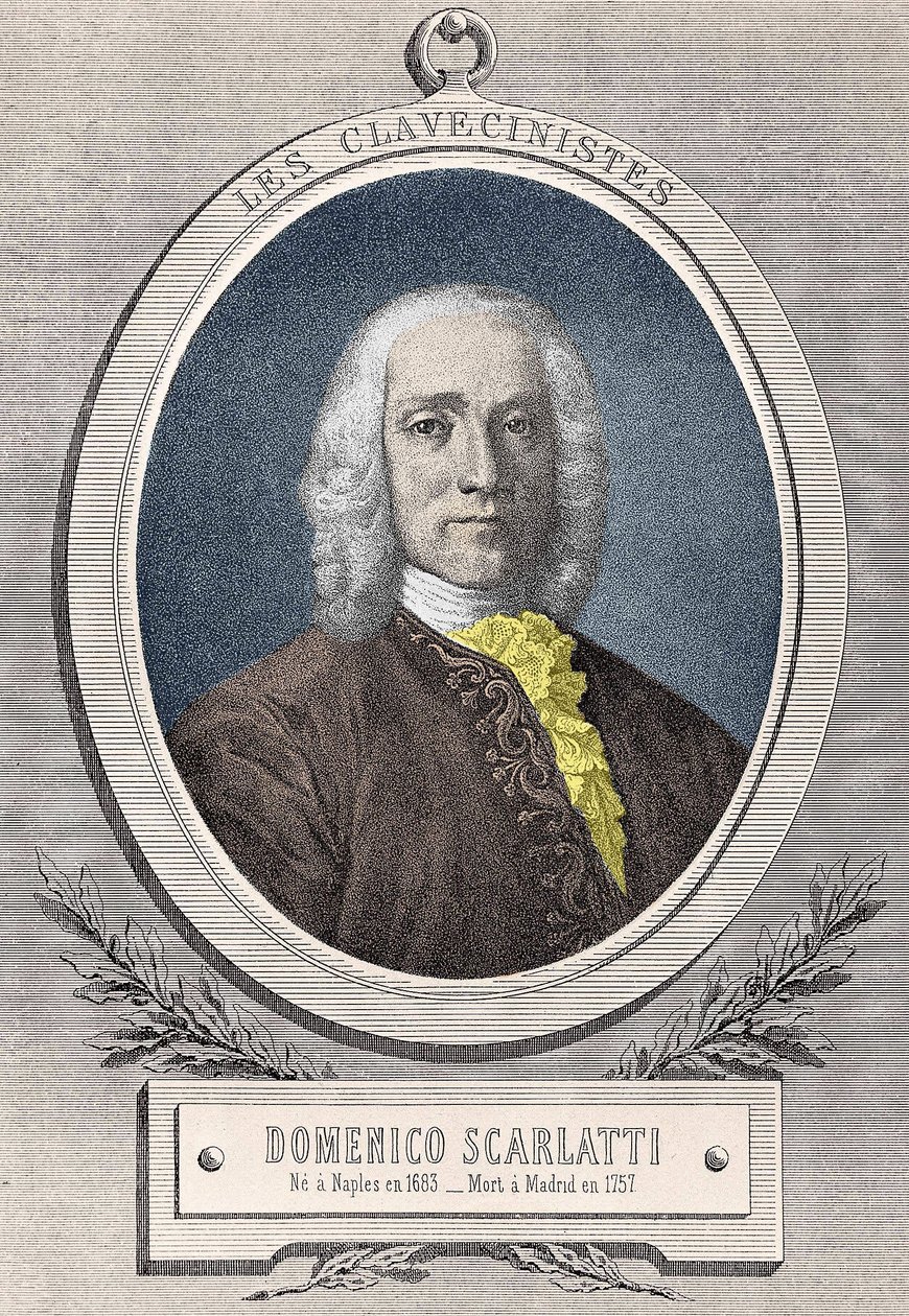 Portrait of Domenico Scarlatti (1685-1757), Italian composer by Unknown artist