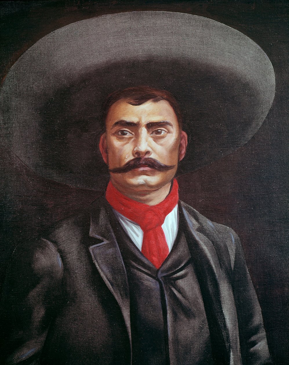 portrait-of-emiliano-zapata-by-unknown-artist