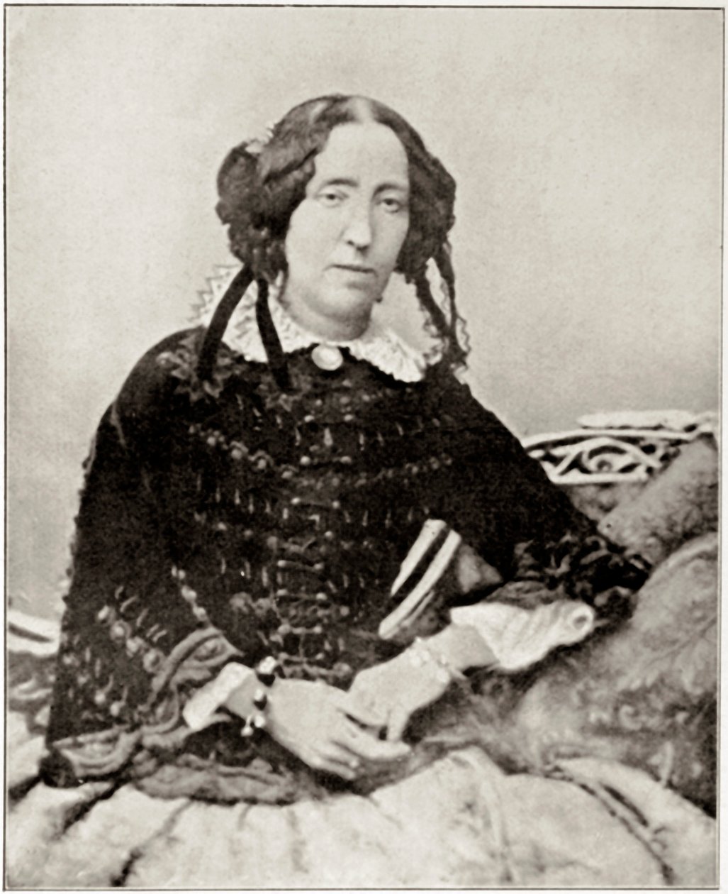Portrait of Emma Roberts, Engaged a Few Months by the Italian Patriot Giuseppe Garibaldi (1807-1882) by Unknown artist