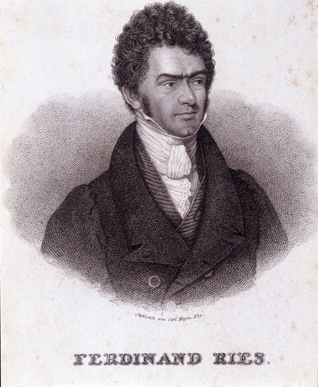 Portrait of Ferdinand Ries by Unknown artist