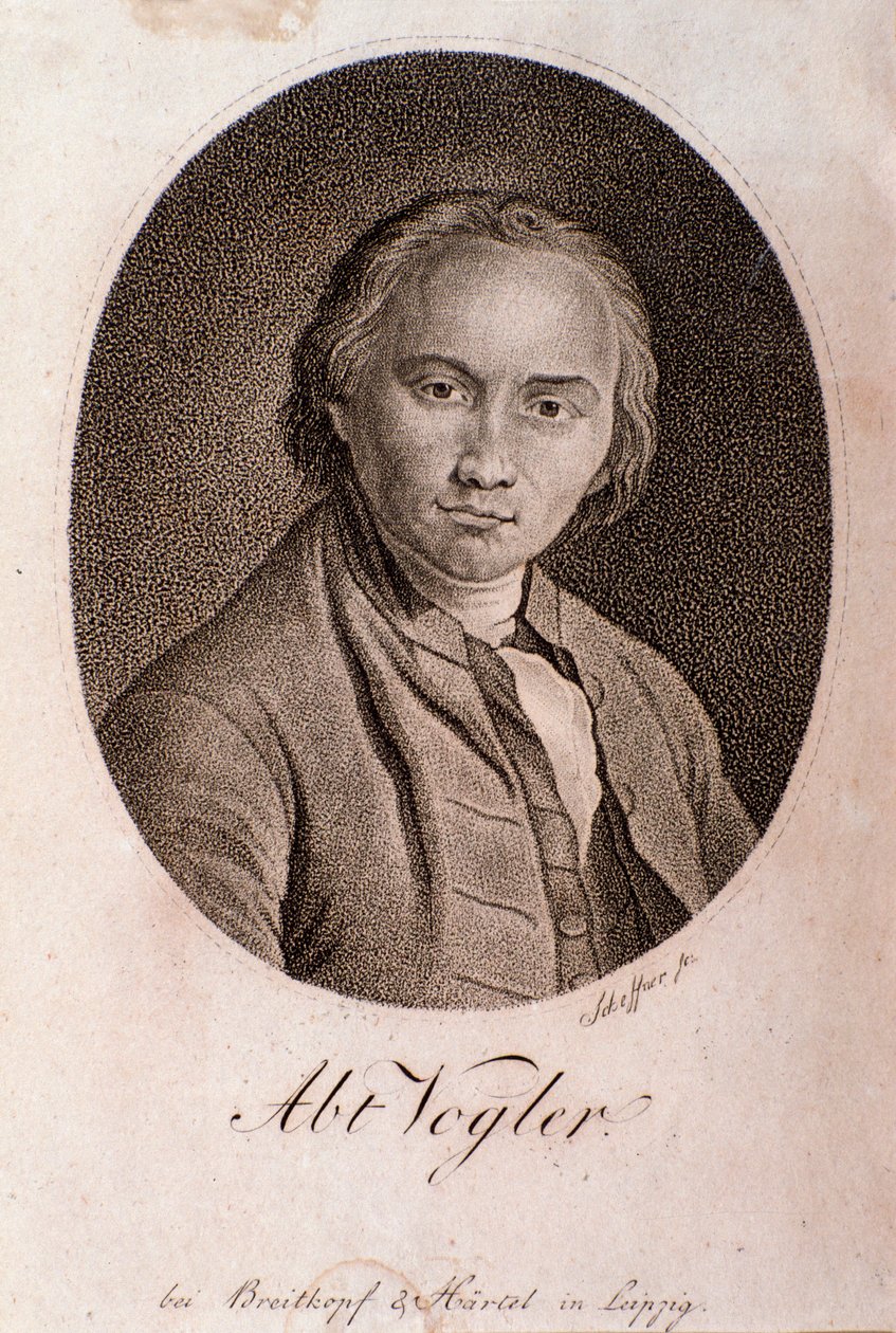 Portrait of Georg Joseph Vogler by Unknown artist