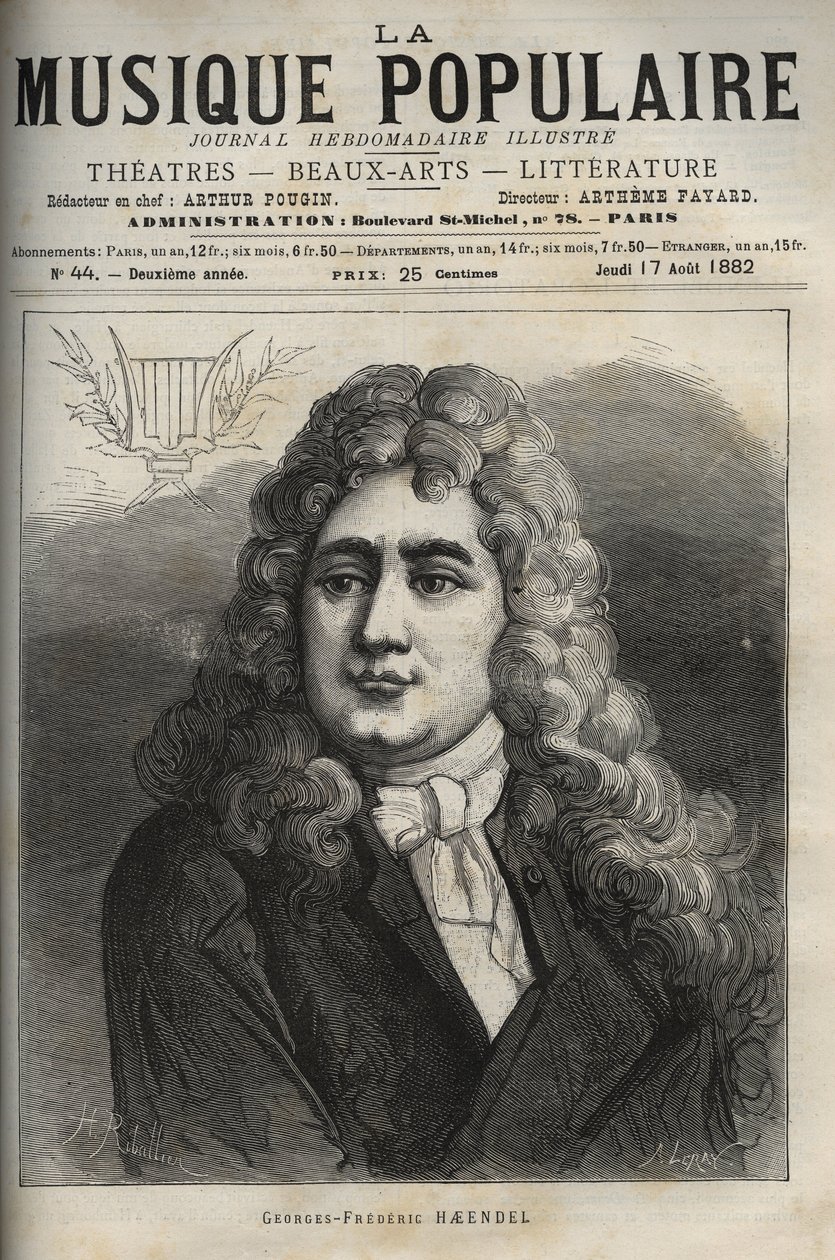 Portrait of George Frederick Handel by Unknown artist