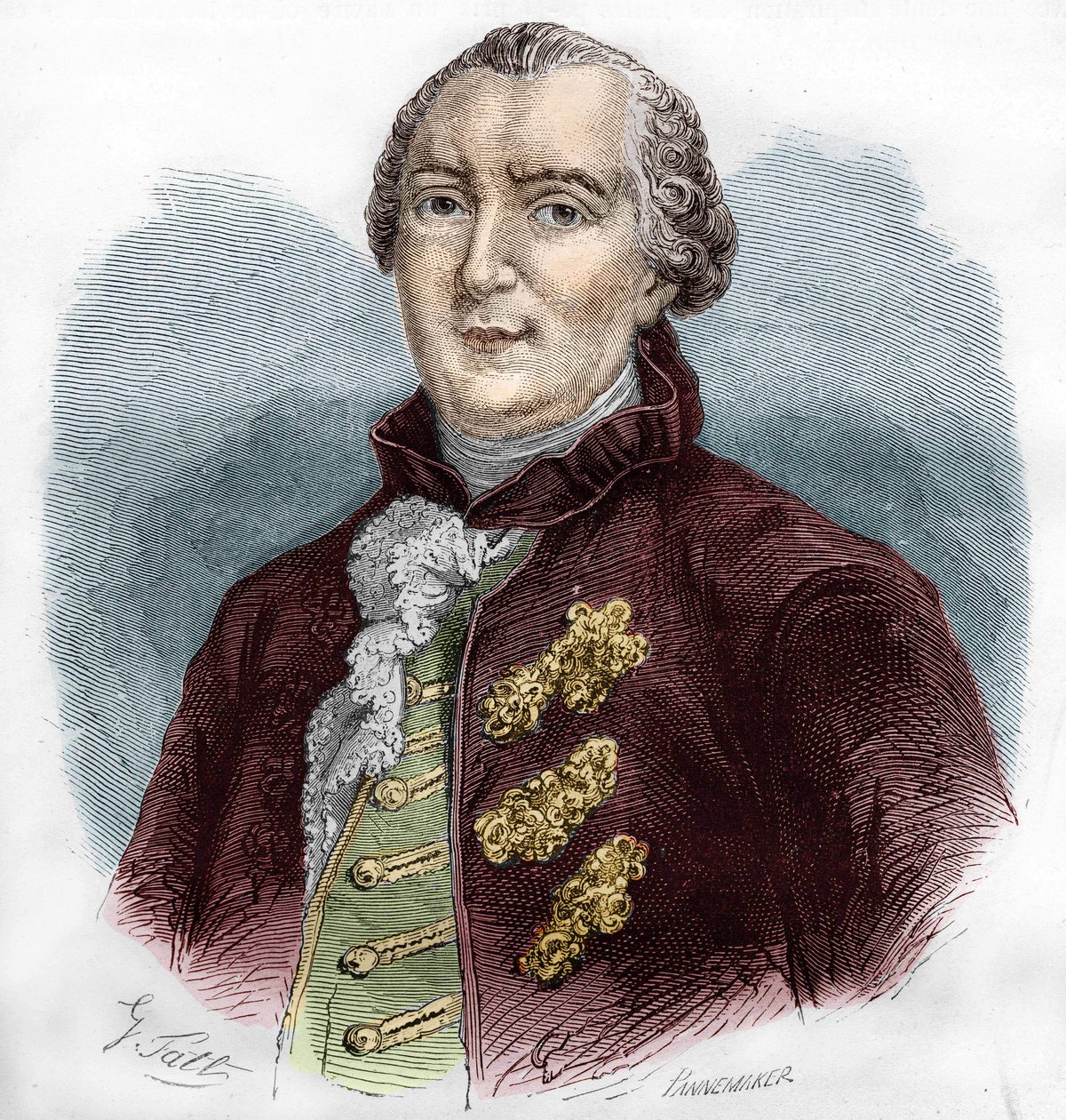 Portrait of Georges Louis Buffon (1707-1788), French naturalist and writer