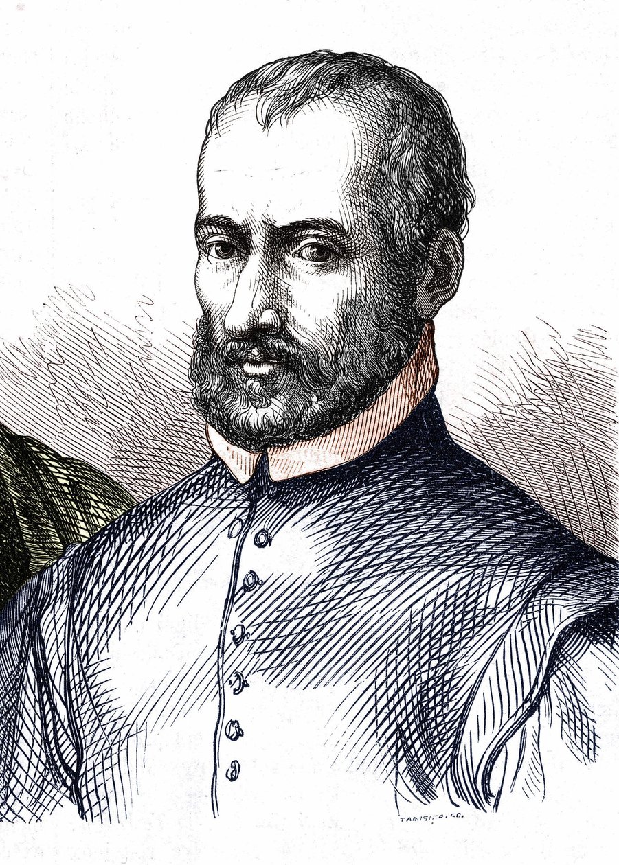 Portrait of Giovanni Pierluigi da Palestrina (1525-1594), Italian composer by Unknown artist