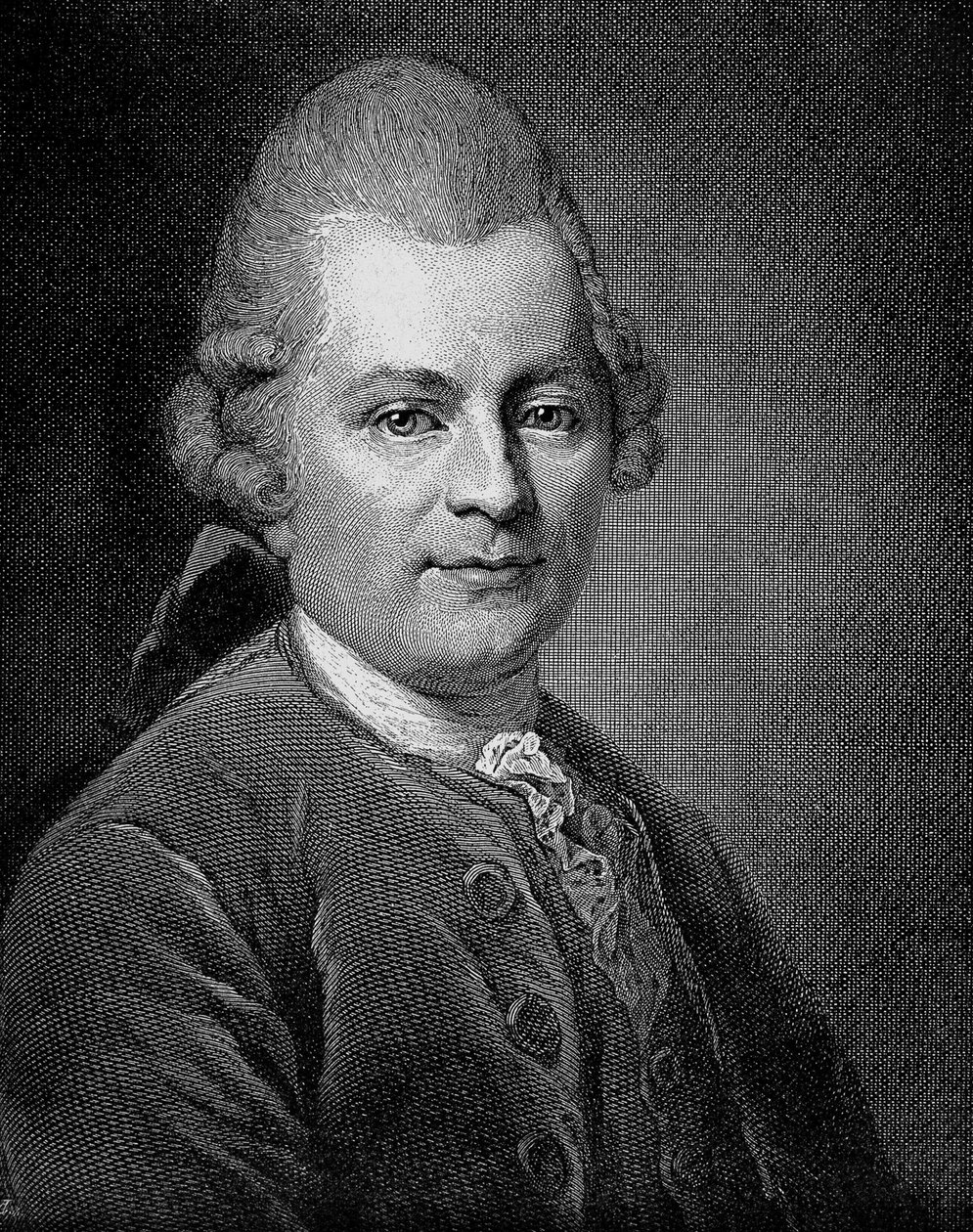 Portrait of Gotthold Ephraim Lessing (1729 - 1781), German writer and playwright by Unknown artist