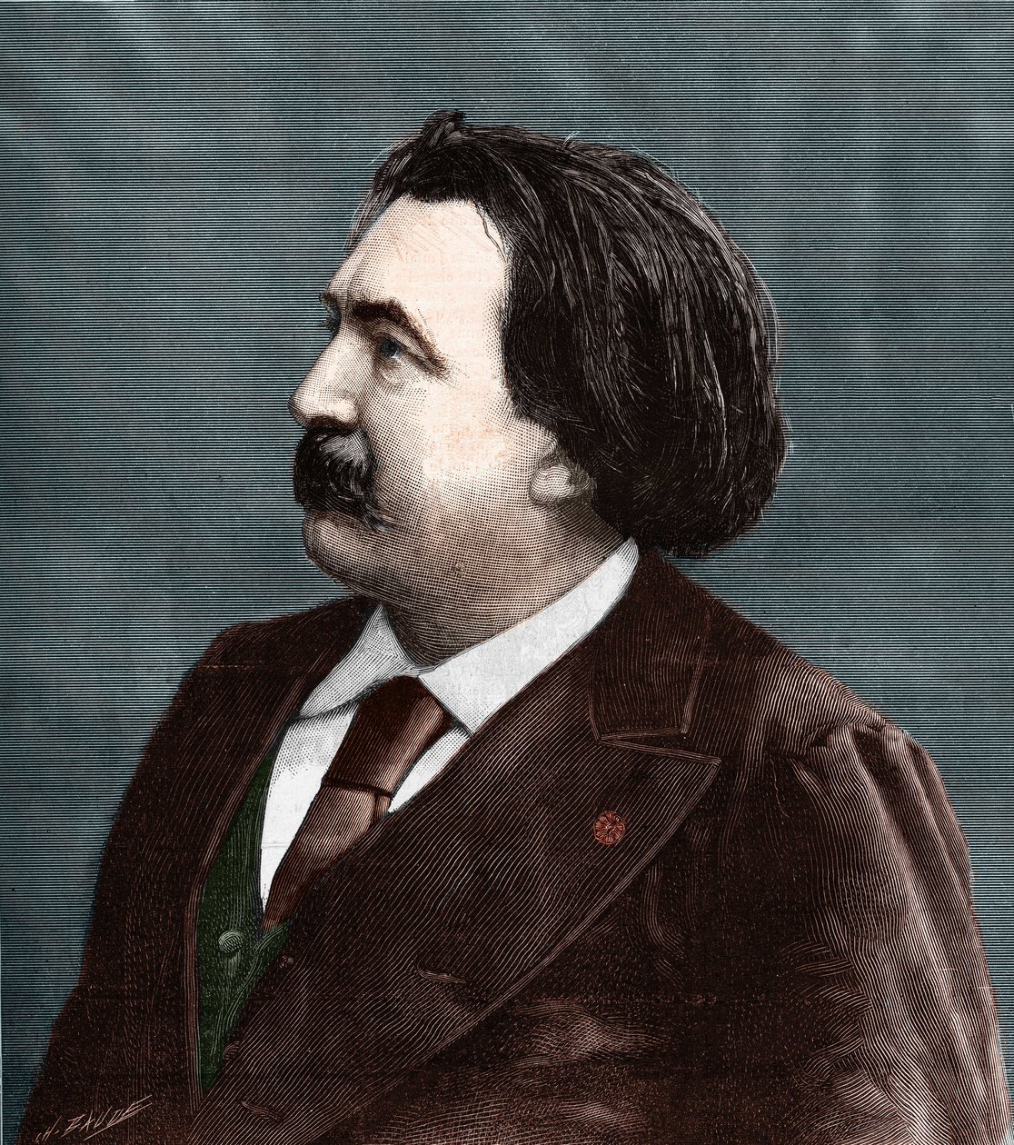 Portrait of Gustave Doré (1832-1883), French painter and cartoonist by Unknown artist