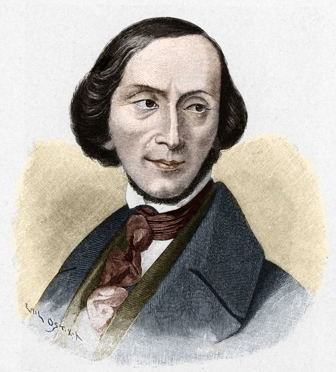 Portrait of Hans Christian Andersen by Unknown artist