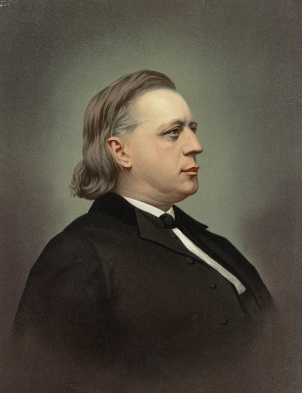 Portrait of Henry Ward Beecher (1813-1887) by Unknown artist