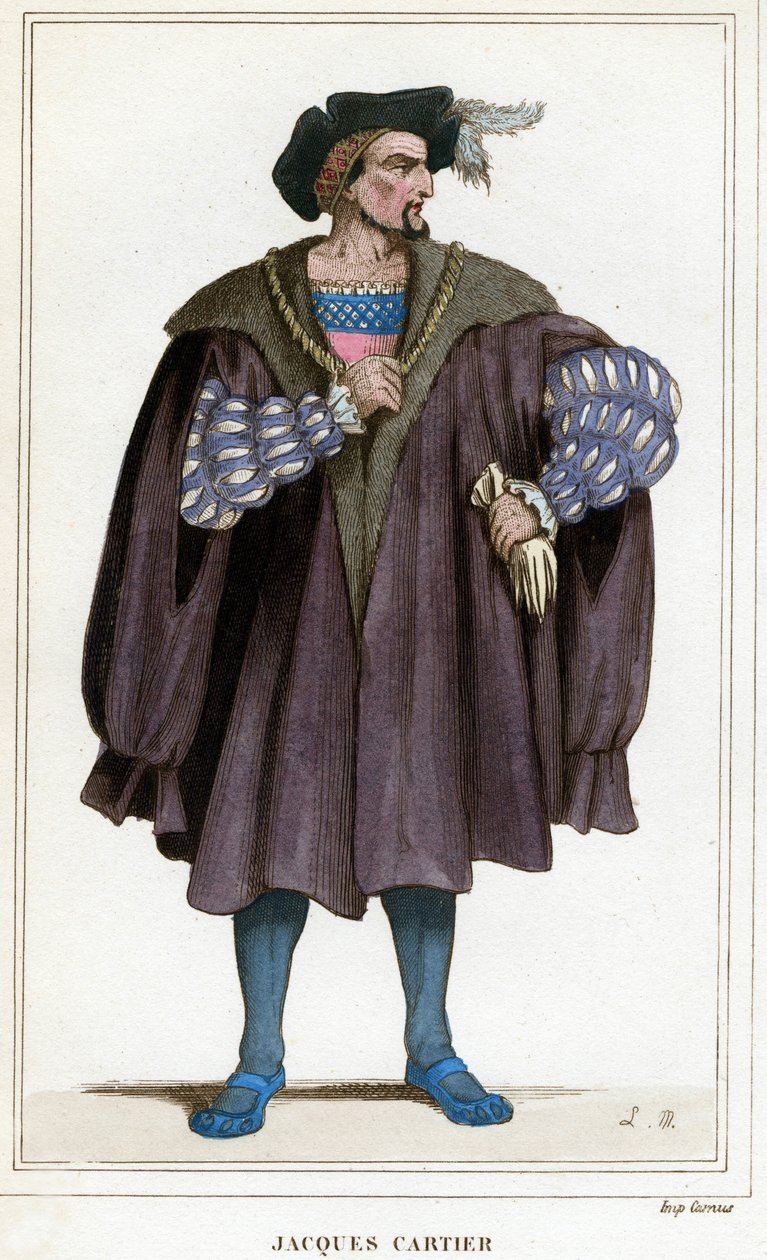 Portrait of Jacques Cartier (1491 - 1557) by Unknown artist