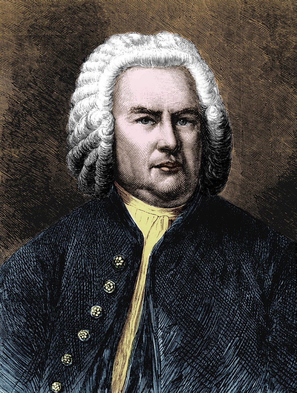 Portrait of Johann Sebastian Bach by Unknown artist