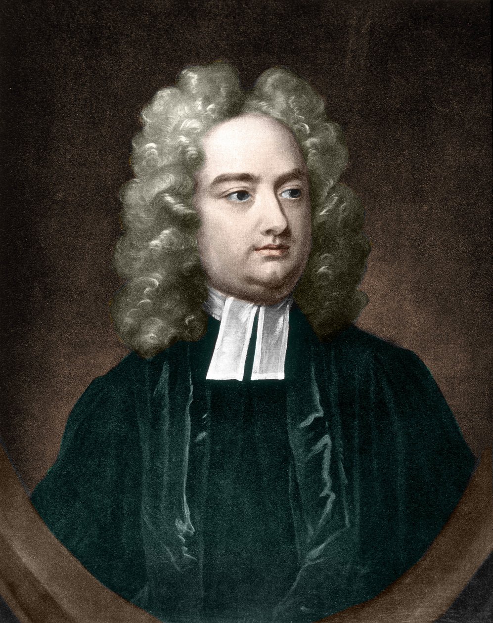 Portrait of Jonathan Swift, Irish writer (1667-1745) by Unknown artist