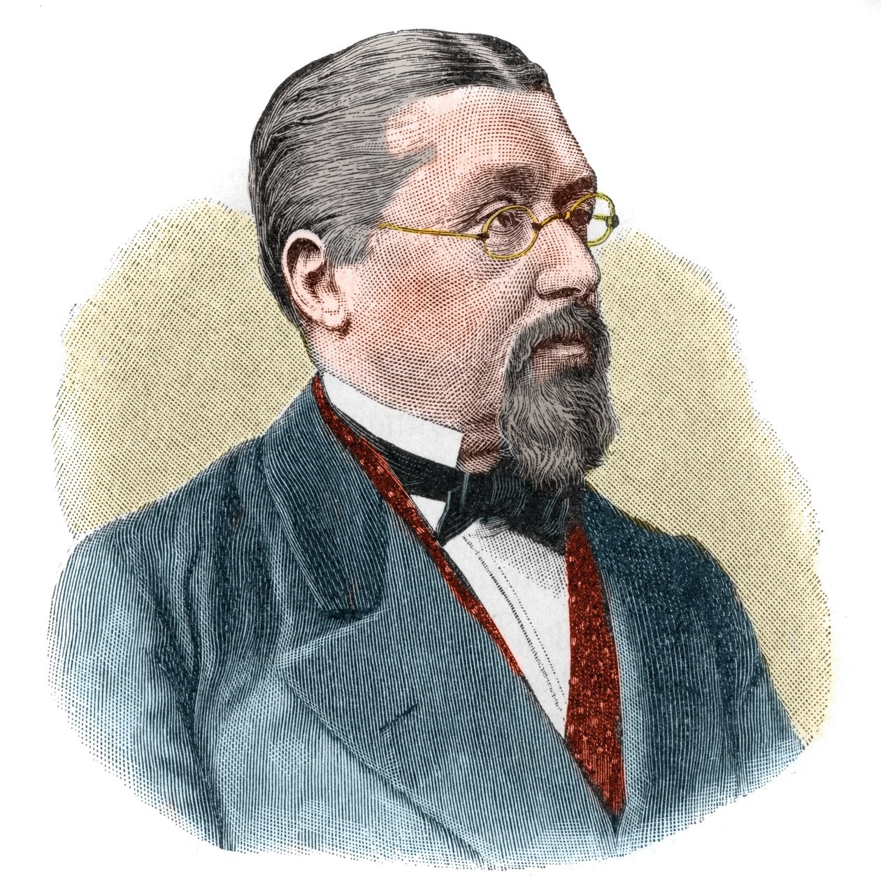 Portrait of Joseph Victor von Scheffel, German writer and poet (1826-1886) by Unknown artist
