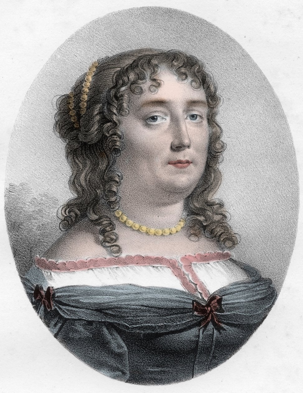 Portrait of Madame de Scudery (1607-1701), French Woman of Letters by Unknown artist