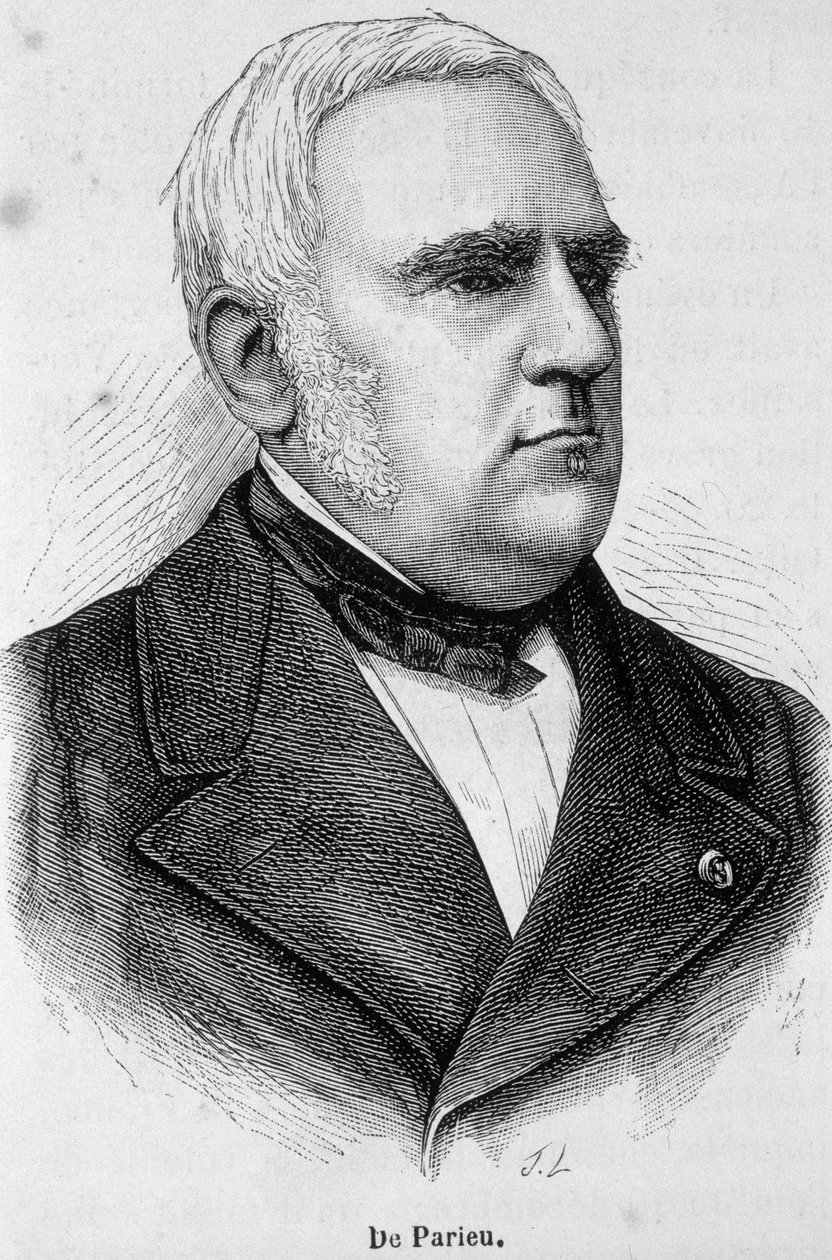 Portrait of Marie Louis Esquirou de Parieu, French politician (1815 - 1893) by Unknown artist