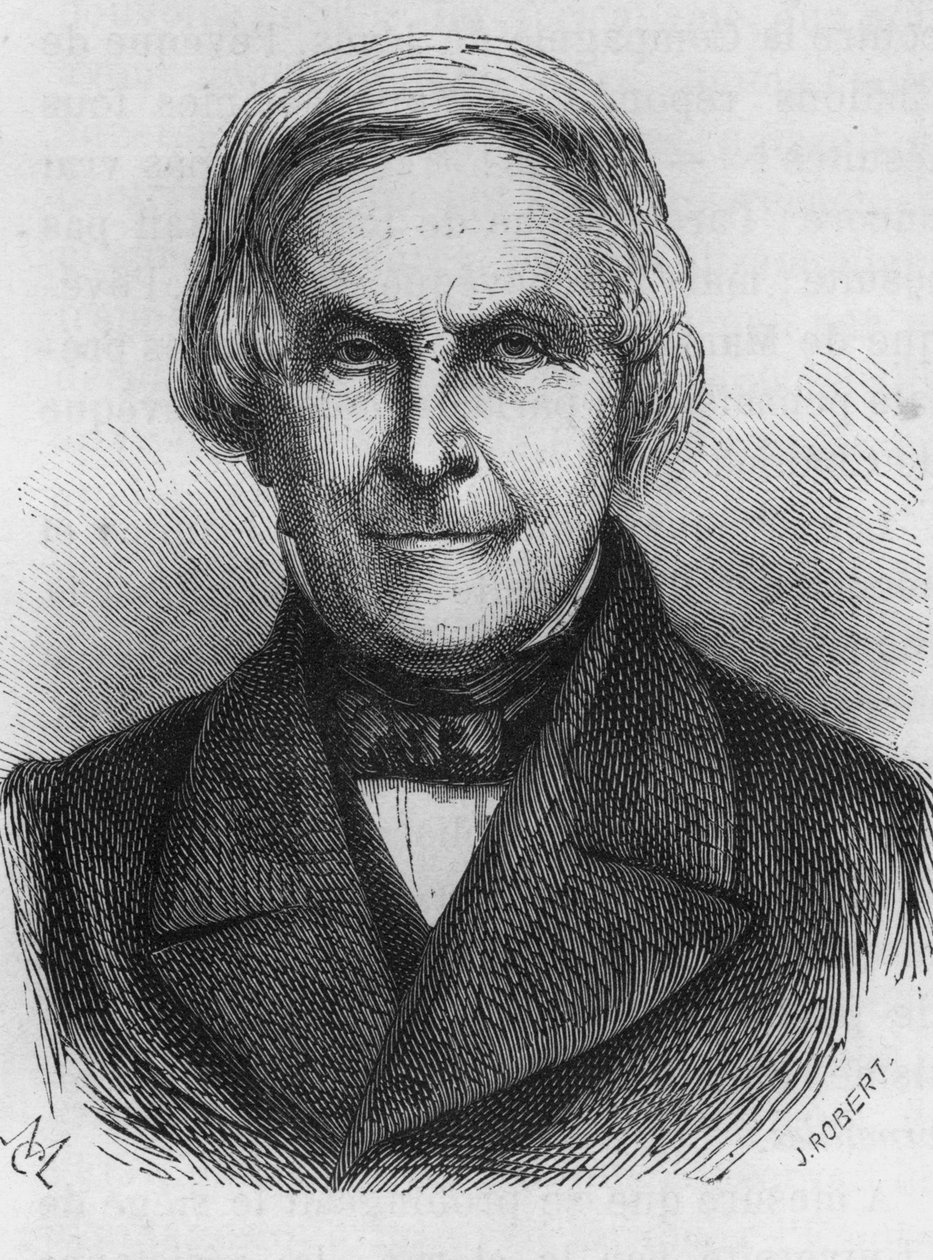 Portrait of Michelet, French historian and writer (1798 - 1874) by Unknown artist