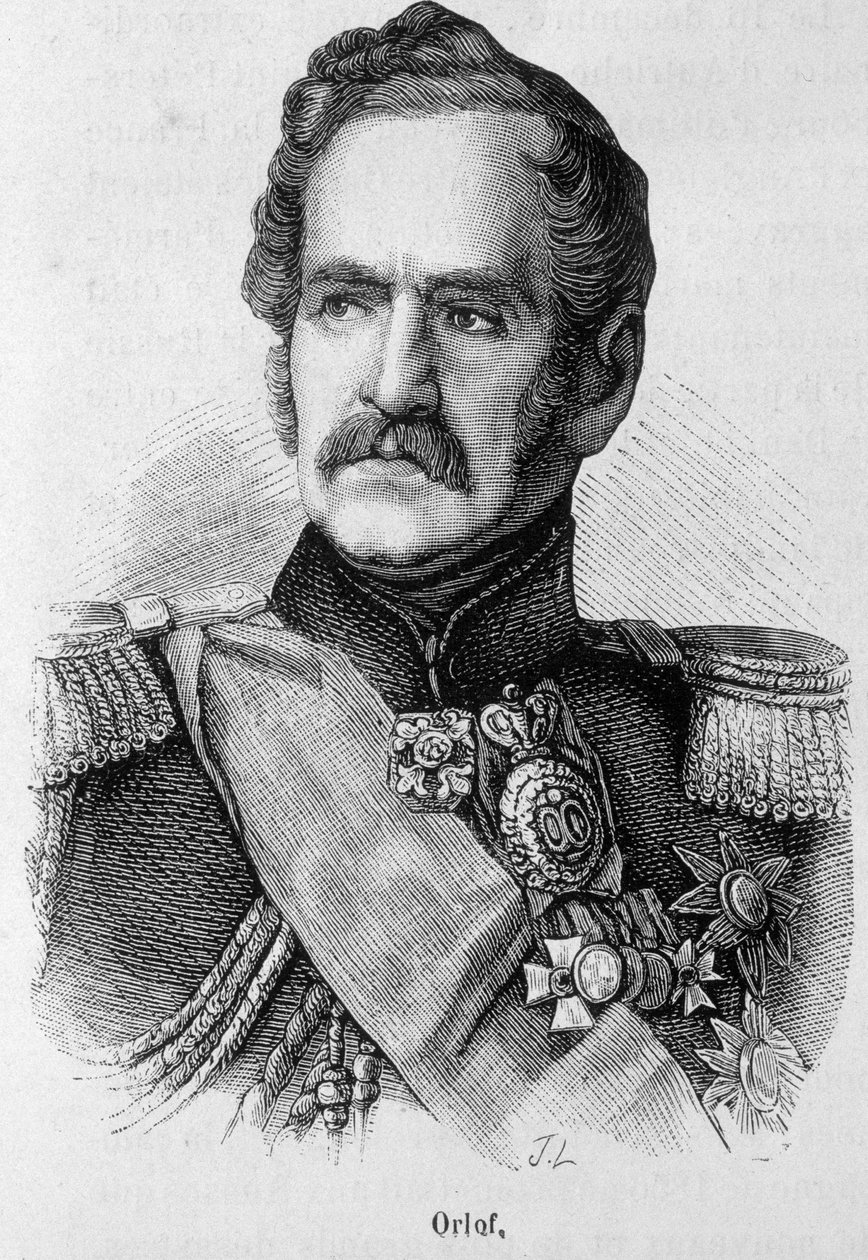 Portrait of Orlof by Unknown artist