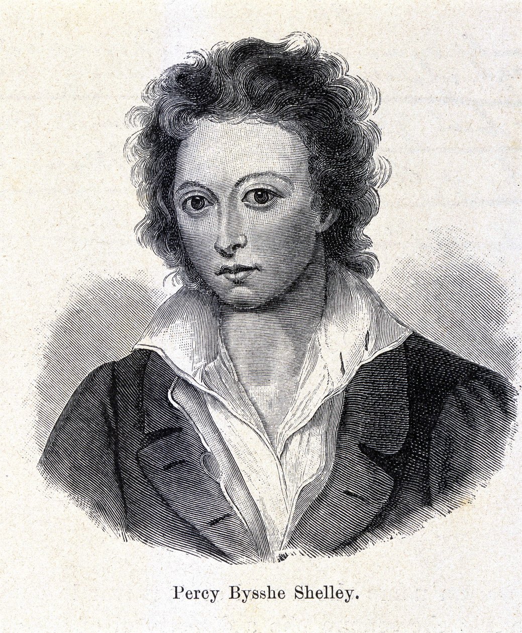 Portrait of Percy Bysshe Shelley, British Poet by Unknown artist