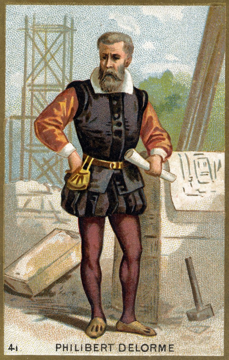 Portrait of Philibert Delorme, French architect, designer and theorist by Unknown artist