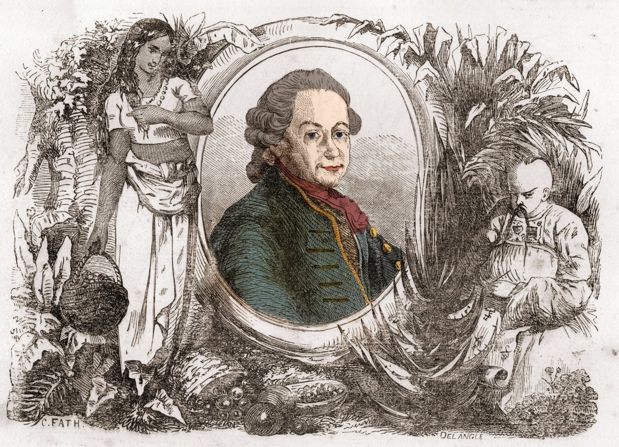 Portrait of Pierre Poivre, French Colonial Administrator and Agronomist by Unknown artist