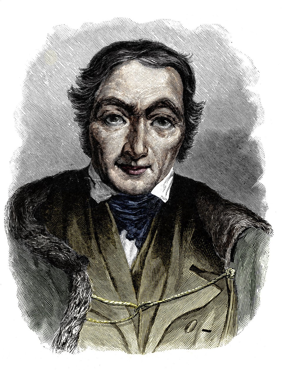 Portrait of Robert Owen (1771-1858), British philanthropist and socialist by Unknown artist