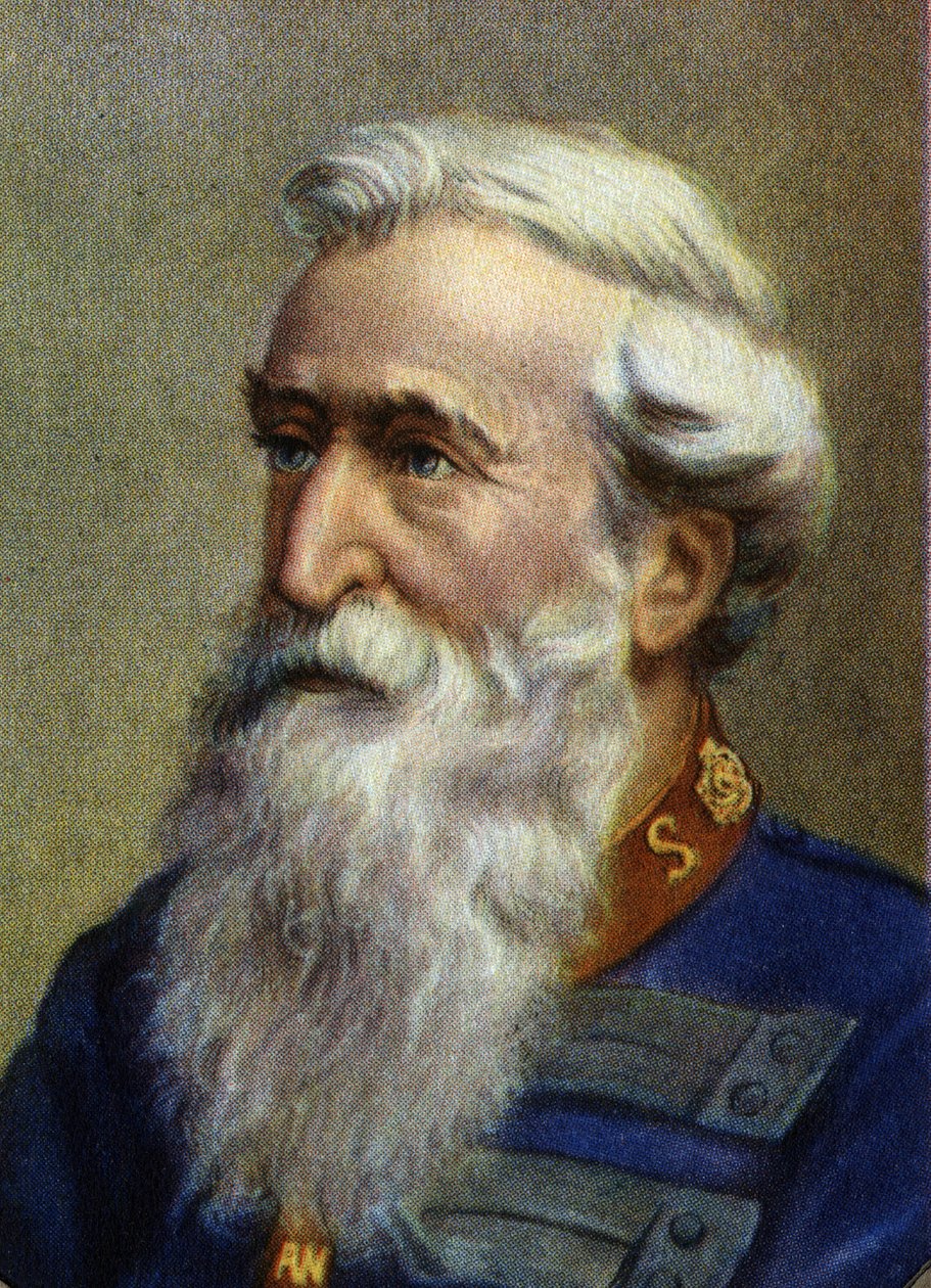 Portrait of William Booth, Pastor of the Methodist Church and Founder of the Salvation Army by Unknown Artist