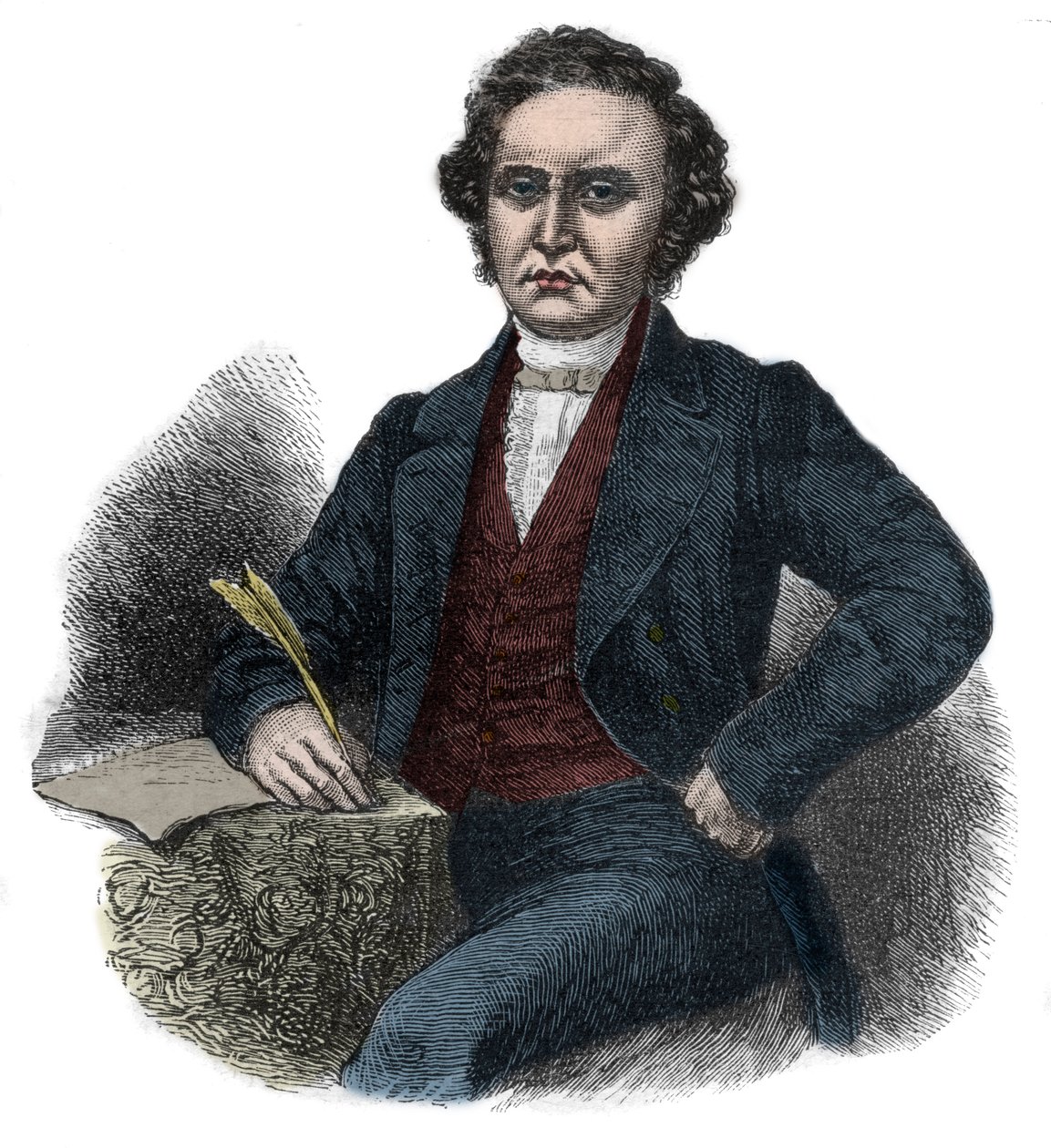 Portrait of William Symington (1764-1831) Scottish pioneer of steam navigation by Unknown artist