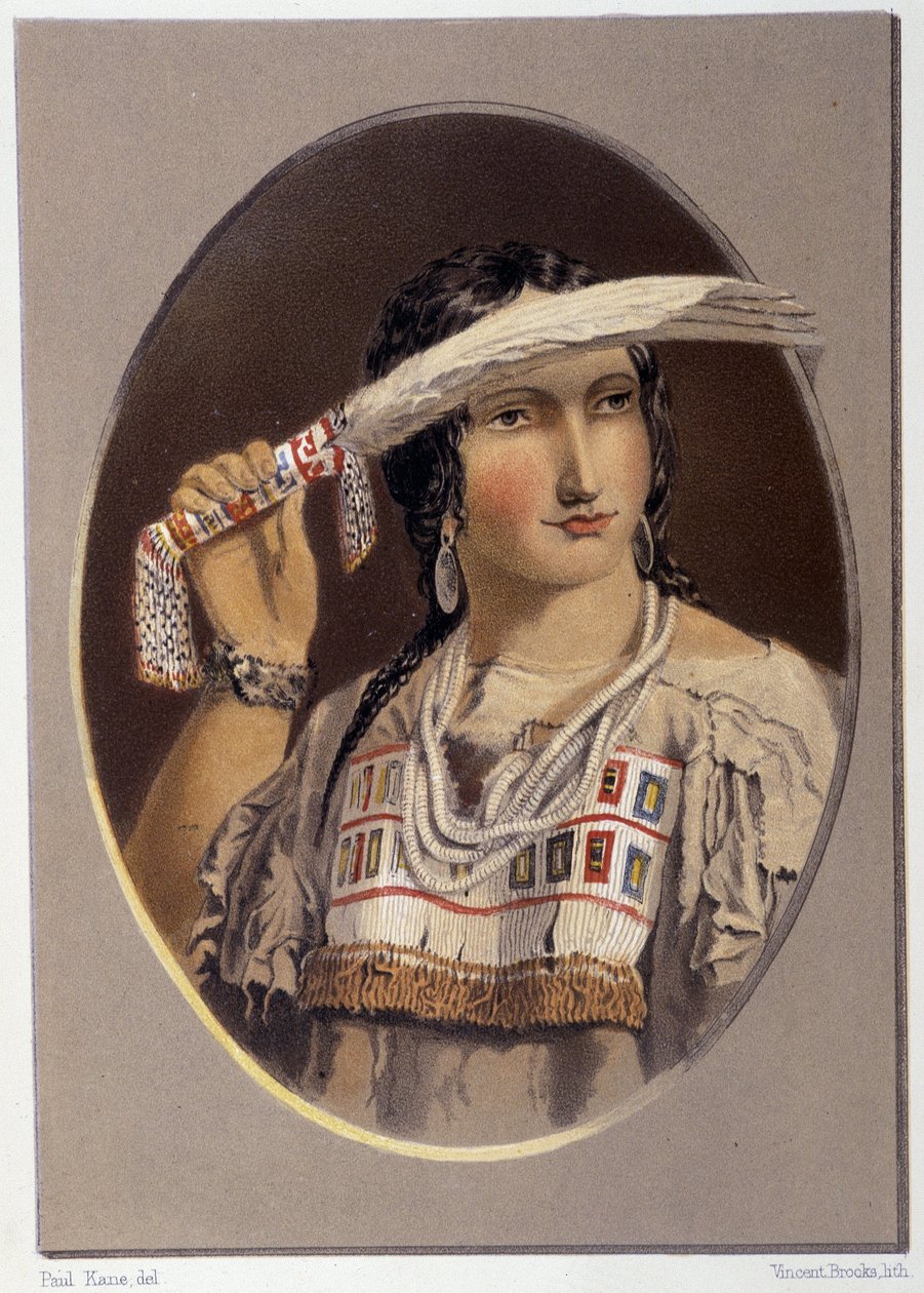 Portrait of a Mixed Indian - in 