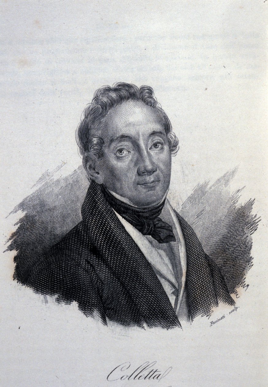 Portrait of the Italian Patriot and Historian Pietro Colletta by Unknown artist