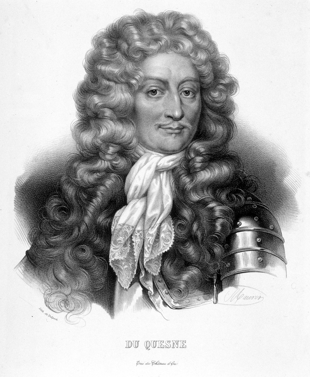 Portrait of the Marquis Abraham Duquesne, French Sailor (1610-1688) by Unknown artist