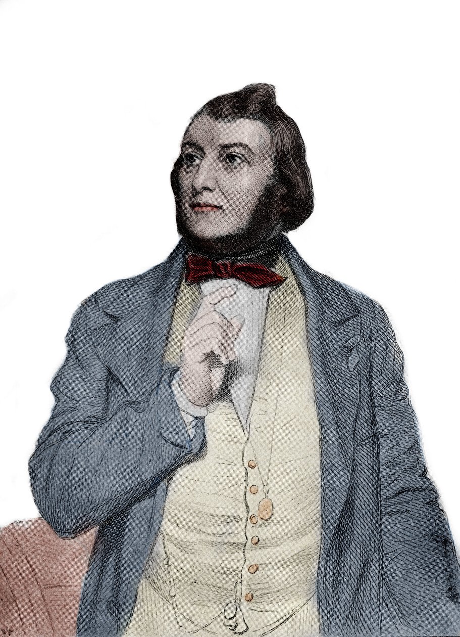 Portrait of the poet Jacques Boe, dit Jasmin (in Occitan Jacme Boer dit Gensemin or Jansemin) by Unknown artist