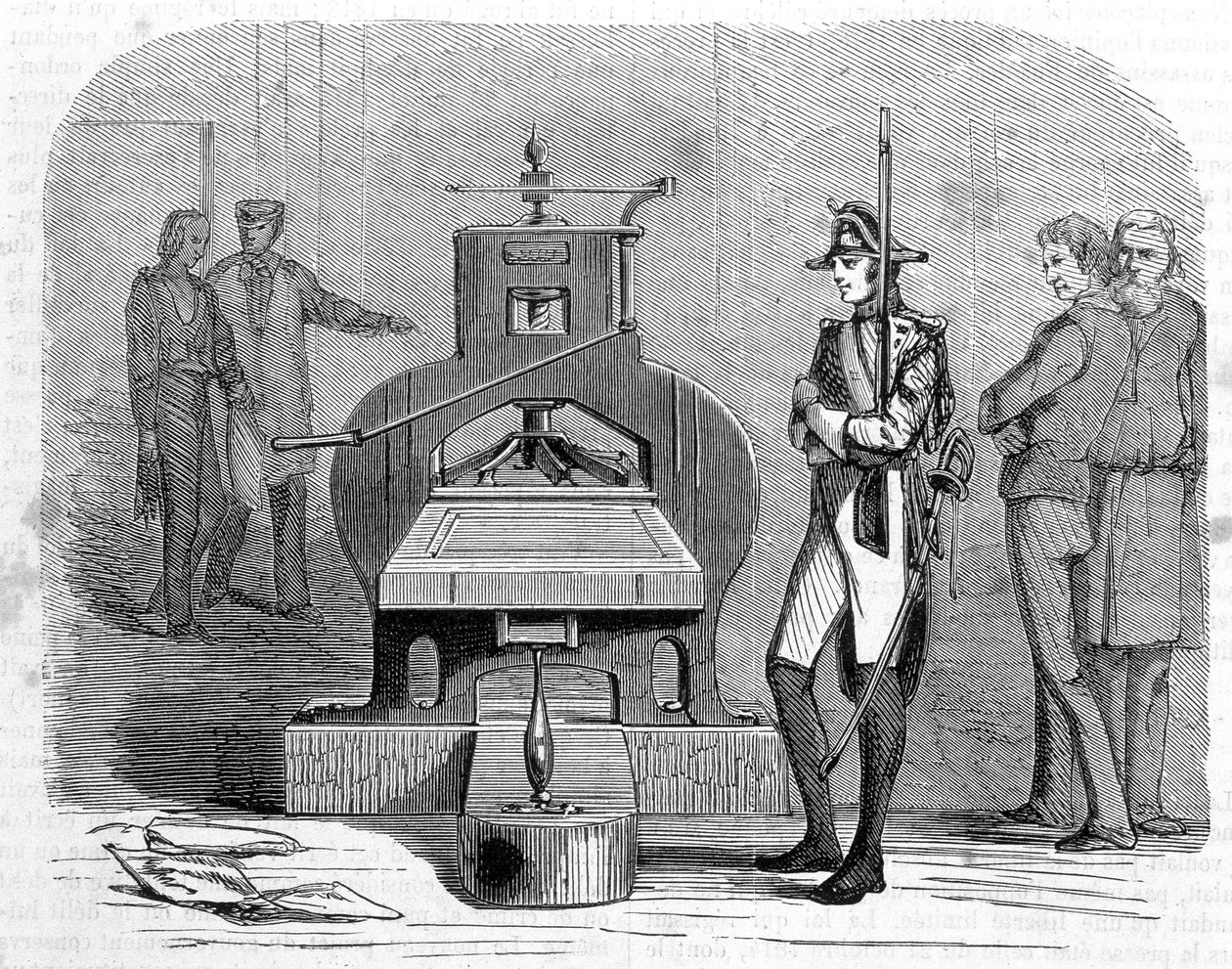 Press printing in 1818 by Unknown artist