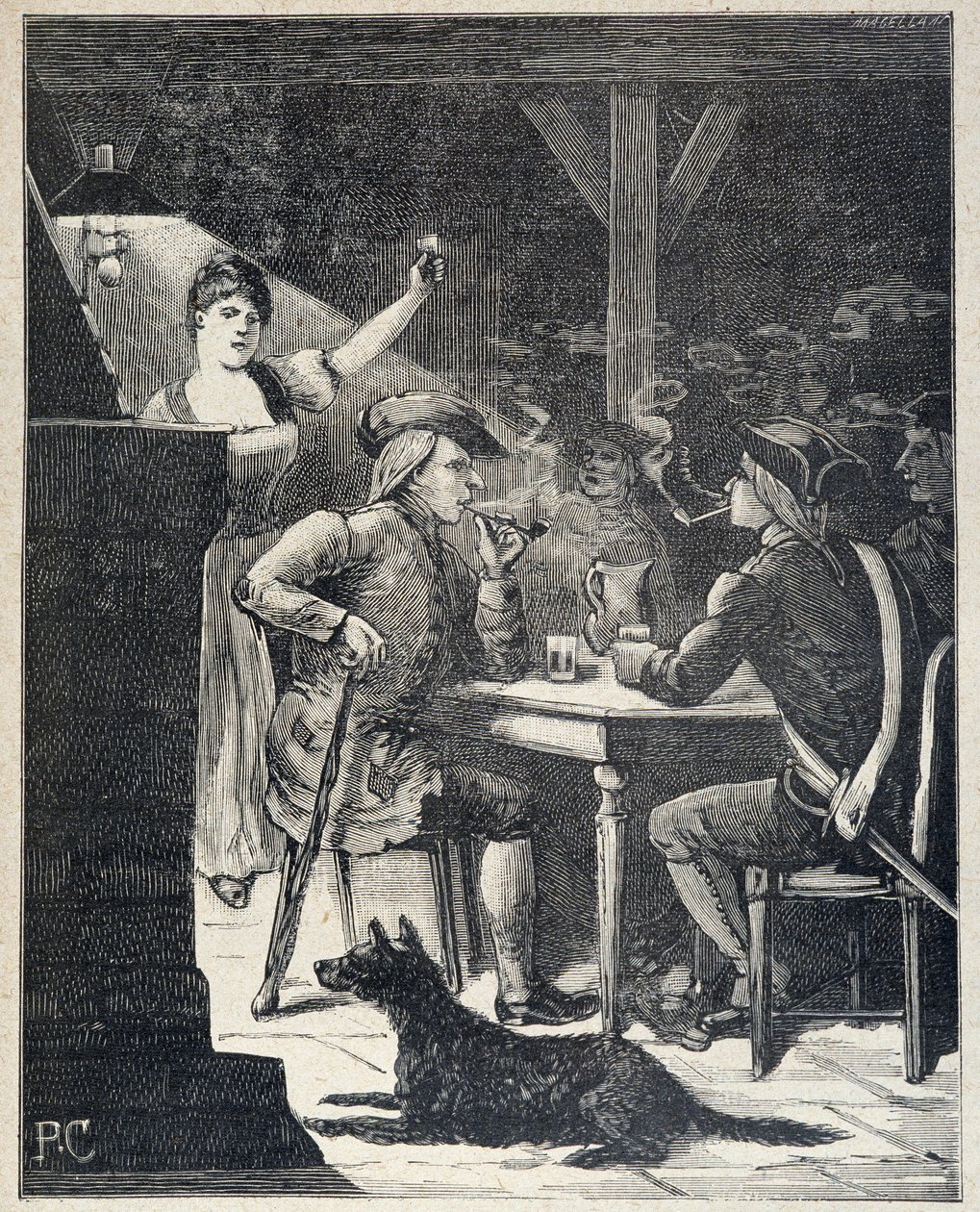 Repere Mal Fame in Cartridge King of the Bandits, Popular Novel of the End of the 19th by Jules de Grandpre by Unknown artist
