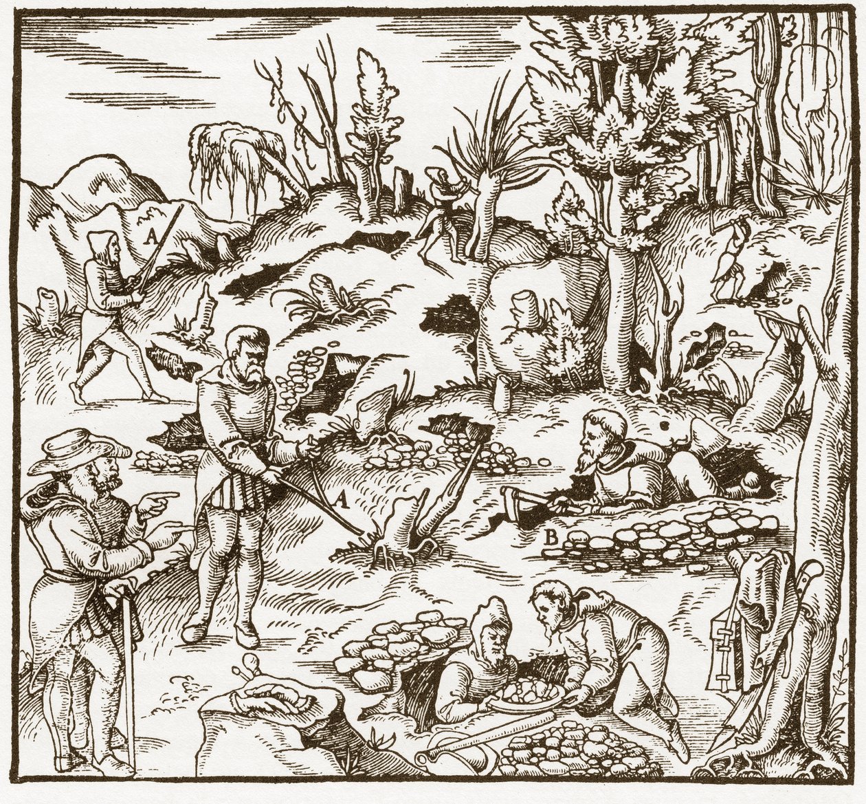 Rhabdomancy - Exploration of a Mining Field Using the Divinatory Wand - From 