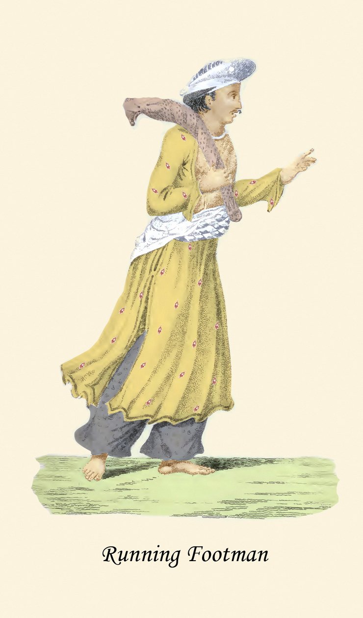 Running Footman by Unknown Artist
