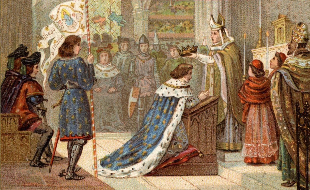 Sacre of Charles VII (1403-1461) in the Cathedral of Reims (July 17) by Unknown artist