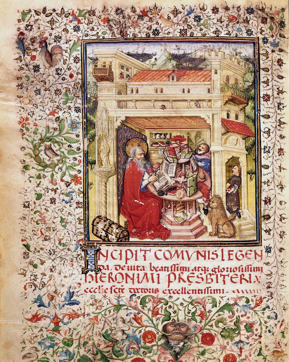 Saint Jerome in his study by Unknown artist