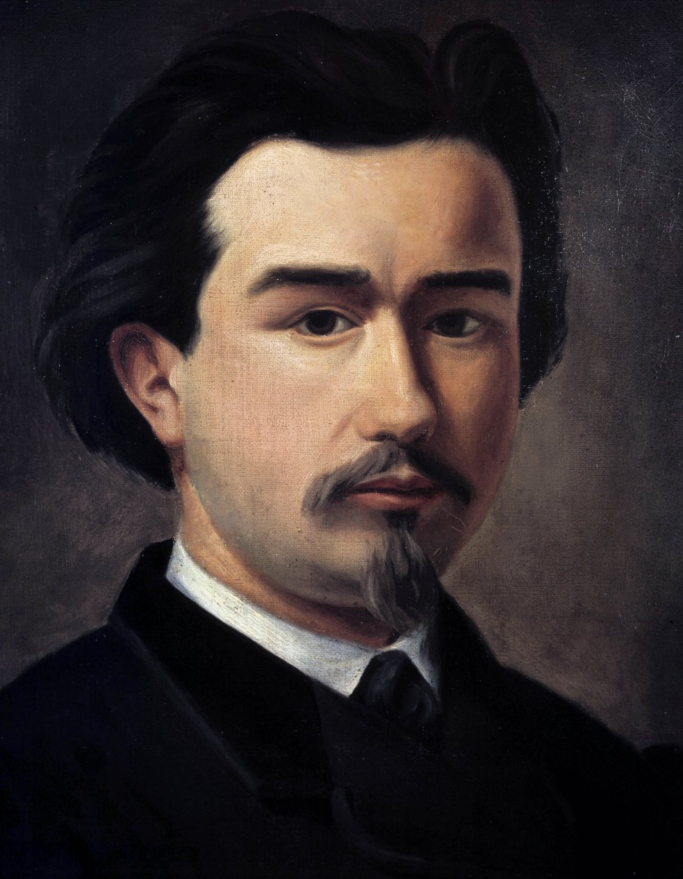 Self-portrait of Clément Ader (1841-1925), French engineer and inventor, 