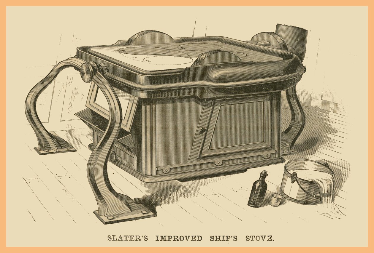 Slaters Improved Ships Stove by Unknown Artist