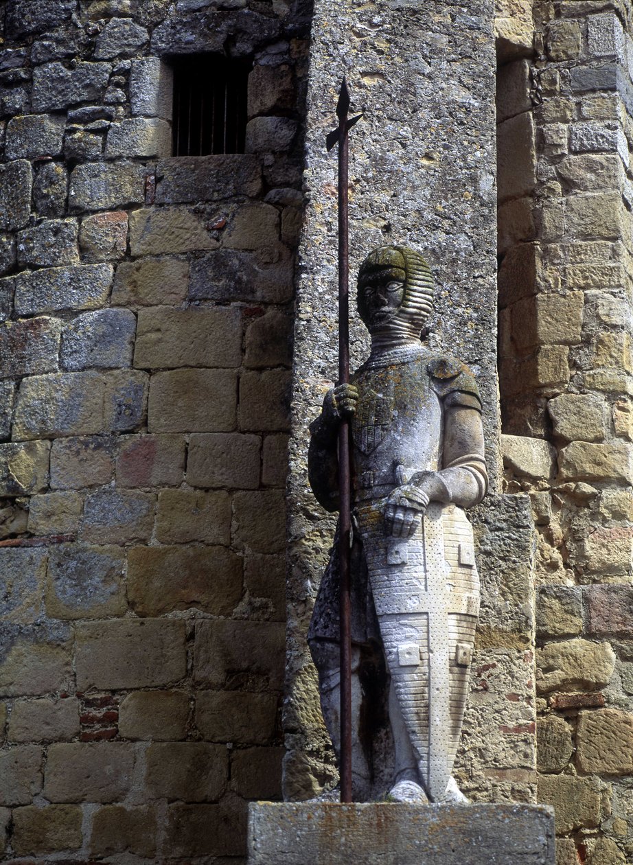 Statue of a Cathar warrior on the door of Avignonet in Lauragais (31) by Unknown artist
