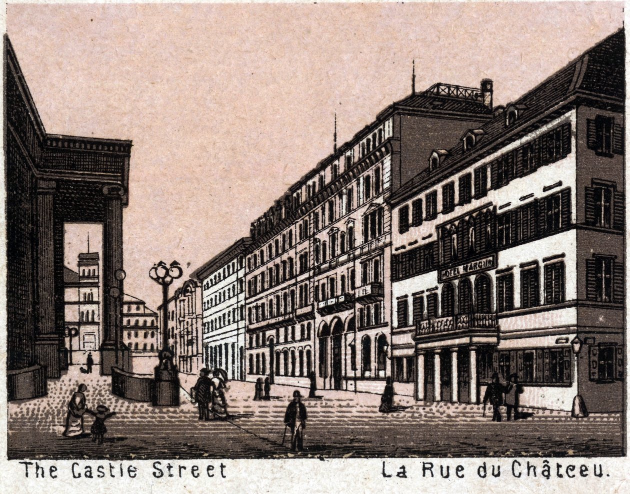Stuttgart, Germany: view of Chateau Street by Unknown artist