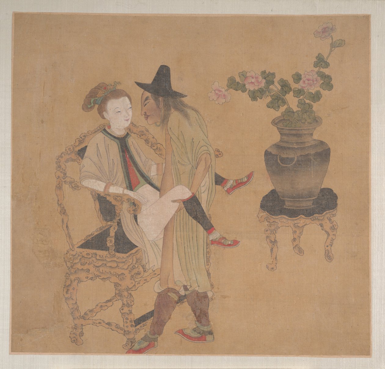 Tartar Officer with Blonde Lady by Unknown Artist