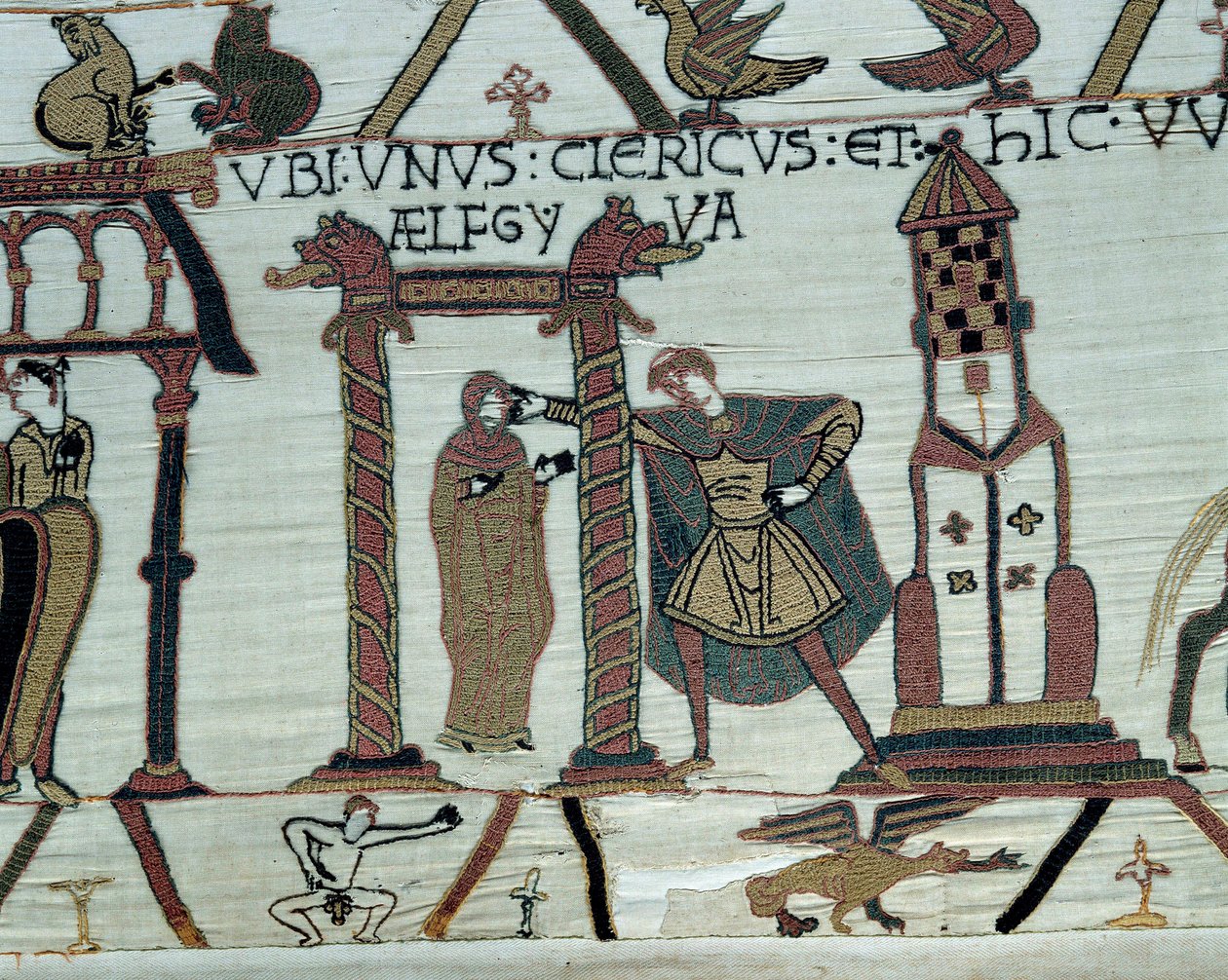 The Duke of Normandy William the Conqueror promises his daughter Aelfgyve to Harold in marriage (detail) by Unknown artist