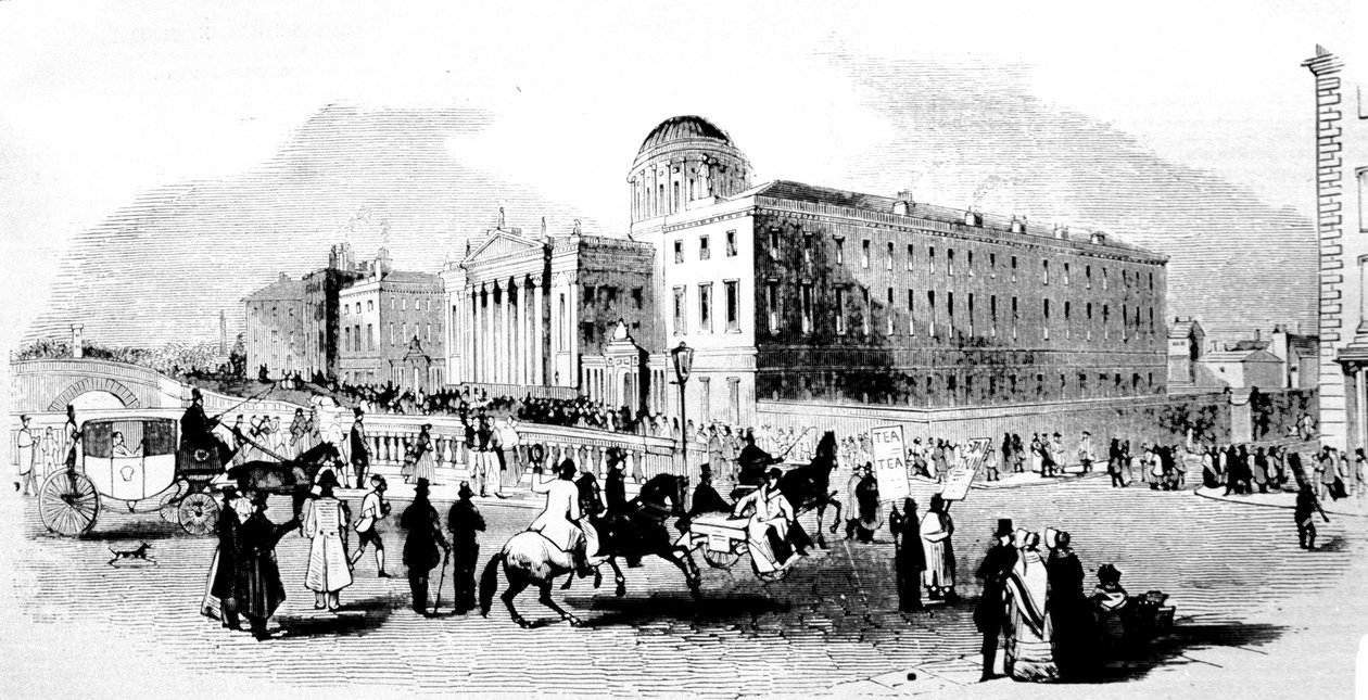 the-four-courts-dublin-19th-century-engraving