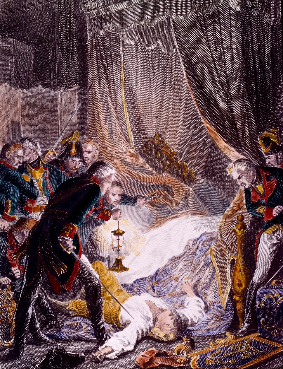 The Assassination of Paul I Petrovich, Russian Tsar by Unknown artist