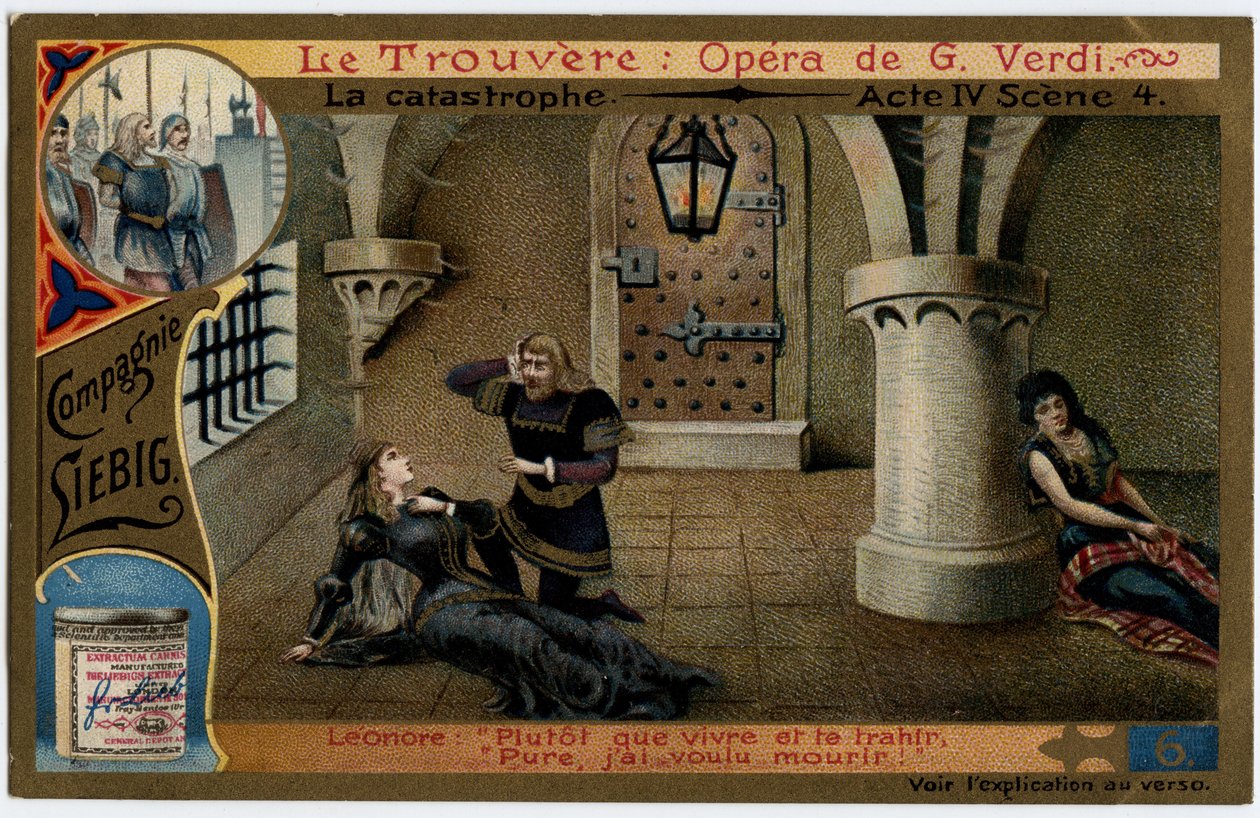 The disaster act IV scene 4. Illustration for the opera 