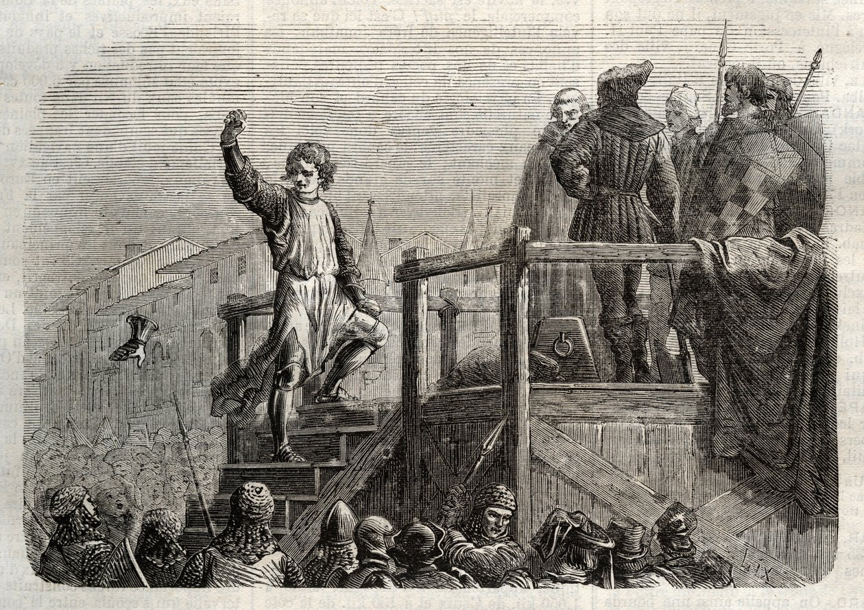Execution of Conradin, King of Sicily and Duke of Swabia by Unknown artist