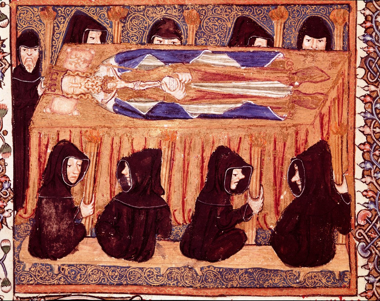 The Funeral of a Miniature King from the Manuscript 