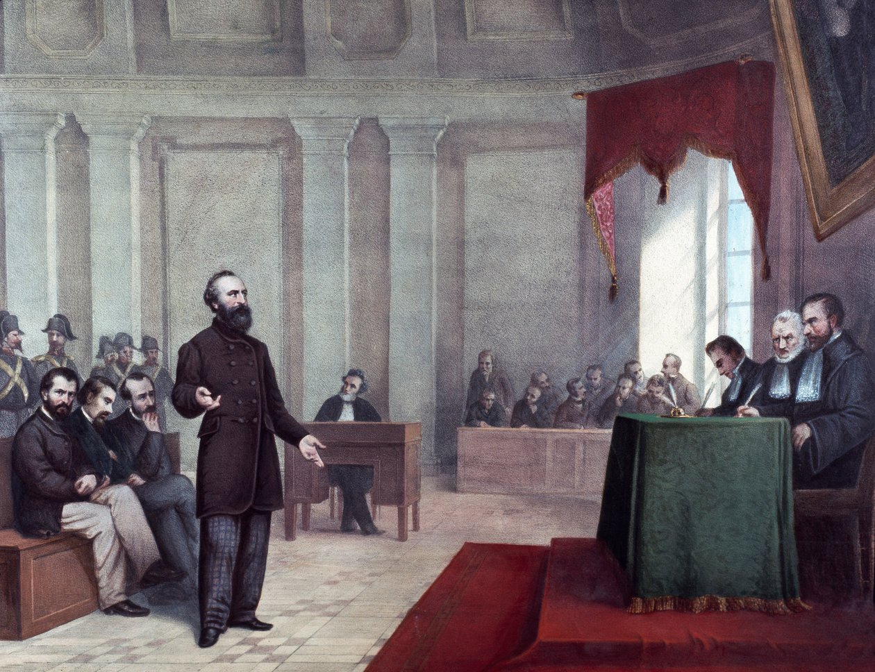 The Trial of Felice Orsini by Unknown artist