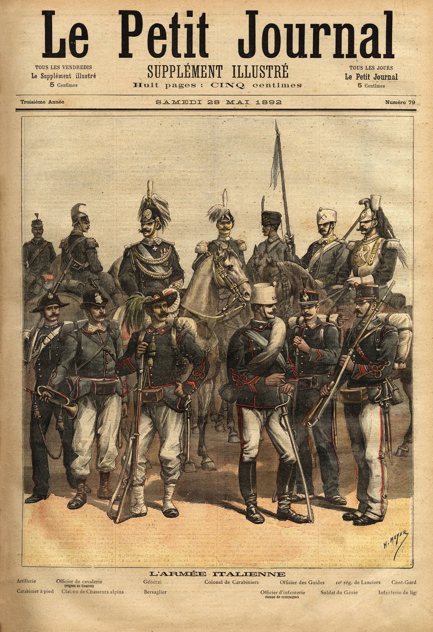 The Uniforms of the Italian Army by Unknown artist
