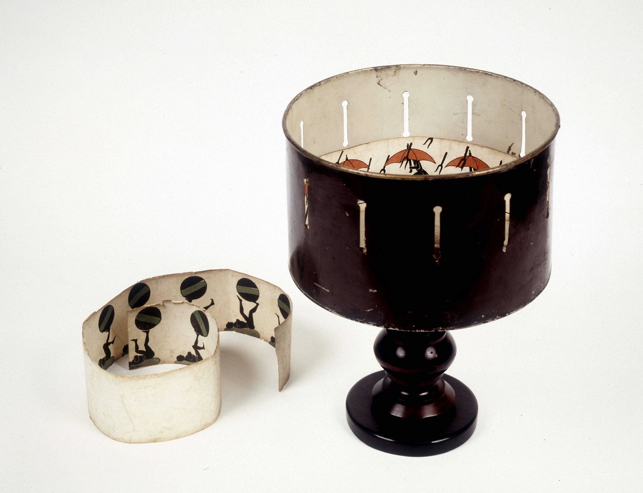 The zootropic, invented in 1833 by the English W. G. Horner. Model of 1870 by Unknown artist